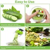 Vegetable Grater, Handheld Spiralizer Vegetable Slicer, 4-in-1 Manual Vegetable Spiralizer,