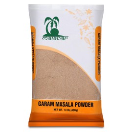 Malabar Garam Masala Indian Spice Blend 400g ~ All Natural, Salt-Free | Vegan | No Colors | Gluten Friendly | NON-GMO | Kosher | Indian Origin