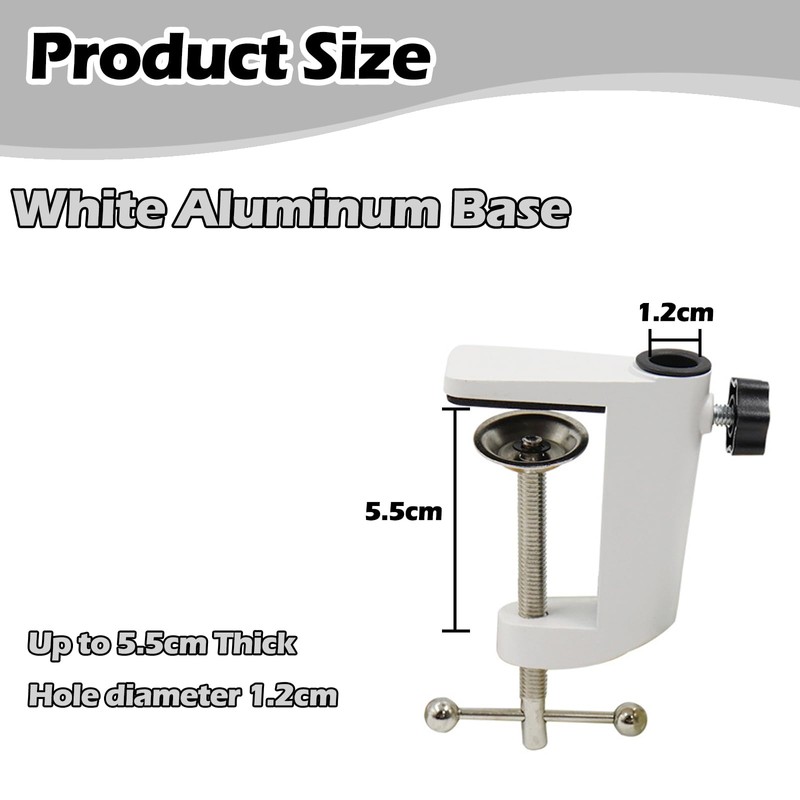 Pack of 2 Replacement Table Clamp, Scissor Arm Stand, I-Shaped