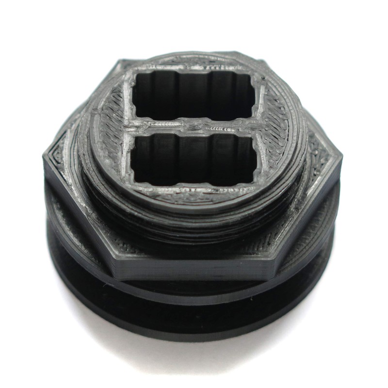 2-Way Threaded Panel Mount Housing for Anderson Powerpole Connector PP15