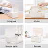 MNSYJK Wipes Dispenser,Non-Slip Wipes Case,Flushable Wipe Container with Sealing Design
