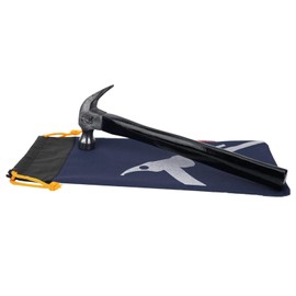 Tent Peg Bag Camping Portable Tent Stakes Bag Hammer Nail Bag for Hiking Camping Tent Hammers and Other Accessories (Blue)