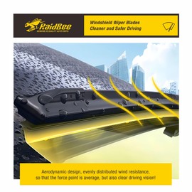 Raidbee® 3 Wipers 22"/21"/11" Replacement For Jeep Grand Cherokee 2021 2020 2019-2014 (Set of 3), 22 Inch+21 Inch Windshield Wiper Blades with 11 Inch Rear Wiper Blade-Original Factory Quality