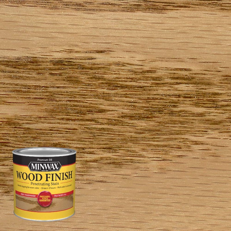 Minwax 224104444 Wood Finish, Fruitwood Stain, Half Pint