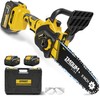 8 Inch Mini Chainsaw Cordless, Brushless Electric Chainsaw with 2x