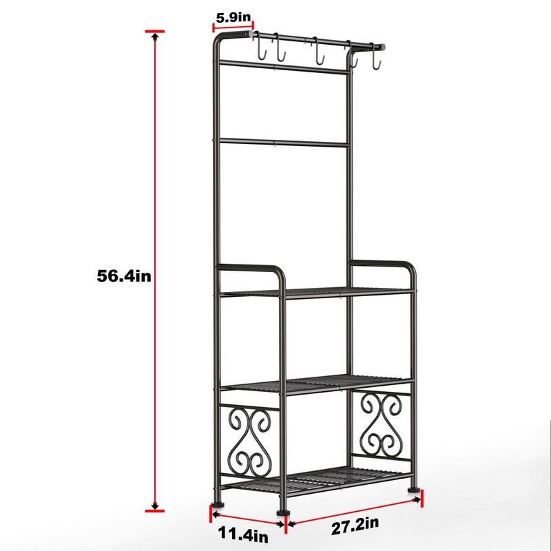 Plant Stand Indoor Outdoor Heavy Duty Metal - 56.4" Tall