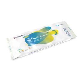 36x Omnitex Extra Thick Premium Bed Bath Wipes - Microwaveable | Extra Large, Rinse Free Body Cleansing for Elderly | Aloe Vera & Vitamins | Cleanse & Protect | Paraben & Alcohol Free | 3x12pk