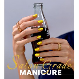 Yellow Cat Eye Press On Nails- GJZEZ Soft Gel Square Gorgeous Gold Cateye Magnetic Nails Press Ons Opaque False Nail, Supremely Fit Glue On Nail | 16 Sizes - 32 pcs Reusable Manis, Dreamy Citrine