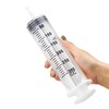 MOTUO 300ml Large Syringe with 130cm Tube Plastic Measuring Syringe