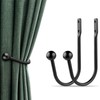 Curtain Holdbacks, 2 pcs Curtains Holder Wall Mounted Drapery Tiebacks