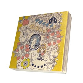 Sealdo Shinzi Katoh ks-fu-30004 Fairy Tale Jewels Grim Pattan Sticky Notes, Cinderella, Snow White, 4 Patterns, 20 Each