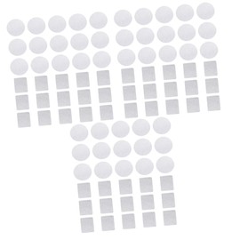 Minkissy 3sets Eyeshadow Palette Stickers Set Metal Eye Shadow Palette Supplies 30pcs*3