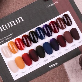 Thezel The Gel Autumn Signature 2 10-piece set fall color gel / 더젤 어텀시그니처2 10종 세트 가을컬러젤