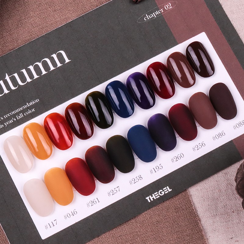 Thezel The Gel Autumn Signature 2 10-piece set fall color