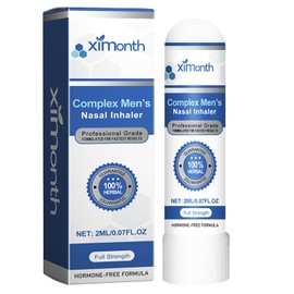 Nasal Inhaler, Complex Men's Nasal Inhaler, Quick Aid from a Blocked Nose, Increases Concentration and Cleaning the Nasal Passages