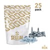 SEQUAL® Metal Driva Plasterboard Fixings & Screws (Pack of 25),