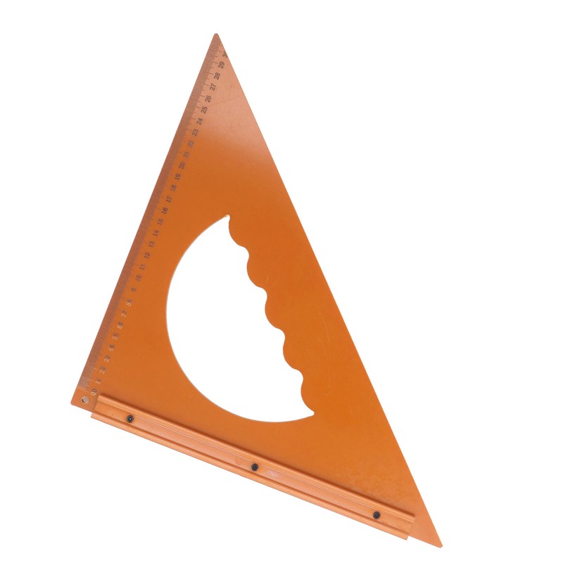 31 X 31cm Woodworking Triangle Ruler High Accuracy 90° Right