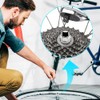 Baooery Bicycle Freewheel Remover, Sprocket Puller Accessories Tool Cassette Puller