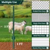 10 Pack Garden Fence Post, 5 Feet Heavy Duty Metal