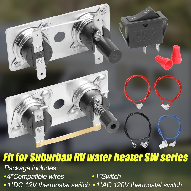 232306 Thermostat Water Heater Limit Switch Kit Peplacement for Suburban