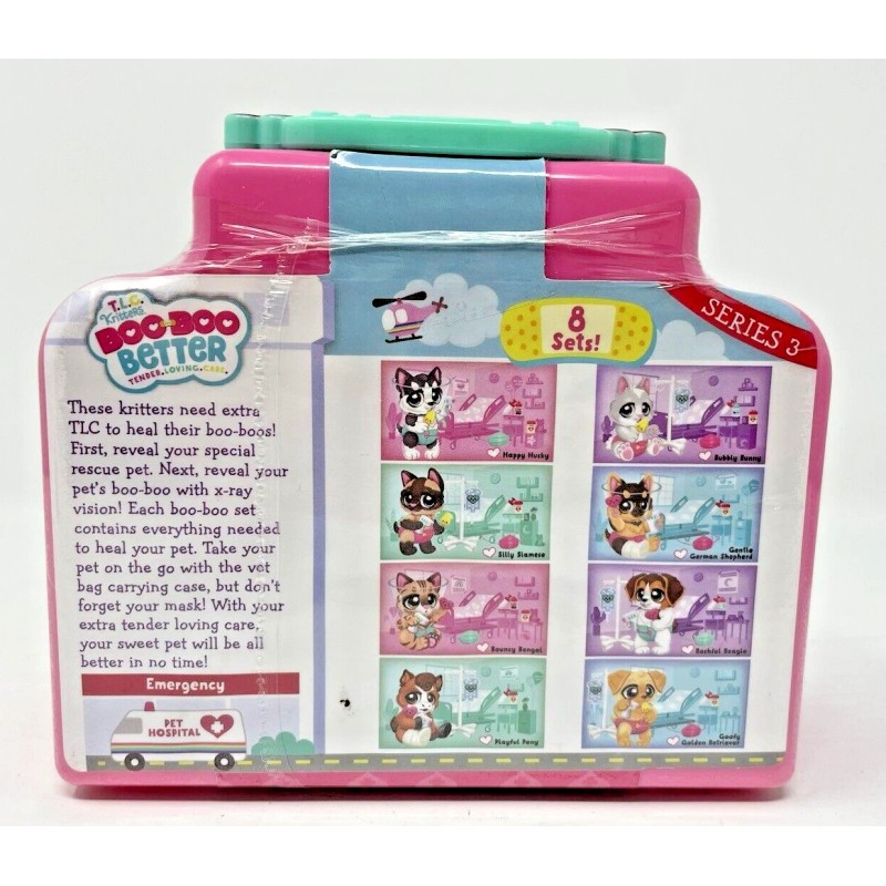 TLC Kritters Boo Boo Better Series 3 Carry Case Vet