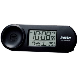 SEIKO Clock RAIDEN Loud Volume Digital Radio Wave Alarm Clock