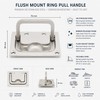 316 Stainless Steel Ring Pull Handle for Flush Mount Use
