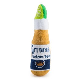 Grrrona Beer Bottle Plush Dog Toy - Size: Small