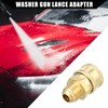 Hihaha Pressure Washer Coupler/Outer Washer Gun Adapter Universal for Car/Durable