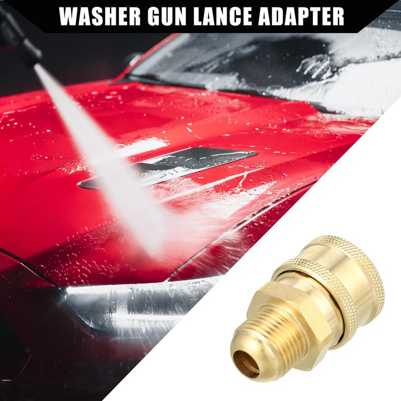 Hihaha Pressure Washer Coupler/Outer Washer Gun Adapter Universal for Car/Durable