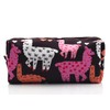 Llama Pencil Case Large Capacity Canvas Pen Bag Pouch Stationary
