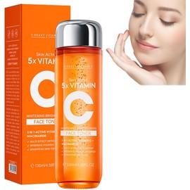 Tónico facial con vitamina C 5x, tónico facial en spray con vitamina C, tónico iluminador con, tónico facial hidratante (1)