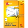 Avery Clear Laminating Sheets, 9" x 12", Permanent Self-Adhesive, 500