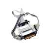 FPD NWL-424B+S41+T12 Road Touring Pedals with Toe Clips Cages Straps,