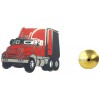 Unknown Hat Pin Tie Tack Lapel Pin Semi Truck Red