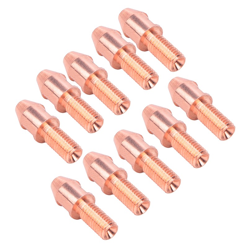10Pcs Welding Contact Tip Submerged Copper Arc Nozzle Accessory M12