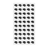 50 Wedding Meal Stickers - Food Identifier & Menu Choice