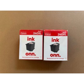 For Canon Lot 2 Black Ink Cartridge Compatible with Canon 240XL
