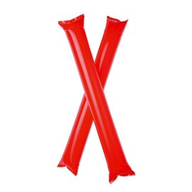 eBuyGB Cheering Sticks - Bang Bang Noise Makers/Clappers for Football and Sports Events (Red)