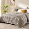 downluxe King Size Blanket with Satin Trim, Lightweight Down Alternative