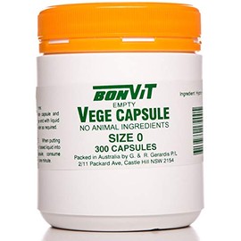 Bonvit Empty Size 0 300 Vege Capsules
