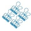 50Pcs Hollow Binder Clips Metal Paper Binder Clips for Documents