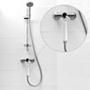 Safe Water Products legionela in-Line Shower Head Filter Filter Removed