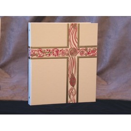 Ceremonial Binder - Ivory with Gold Foil (1-inch Spine)
