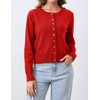 Ziesexy Cropped Sweaters Open Front Button Up Cardigans for Women