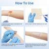 Niceful Silver Calcium Wound Dressing 4" x 4", Highly Absorbent