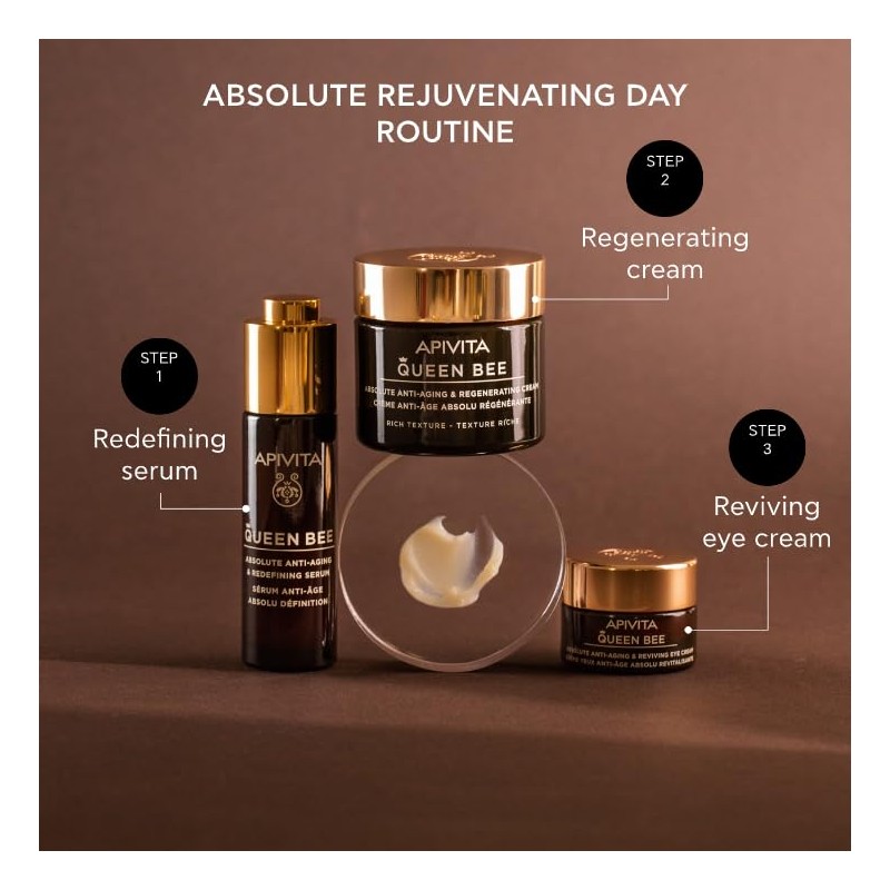 Apivita Queen Bee Absolute Anti-Ageing & Revitalising Eye Cream 15