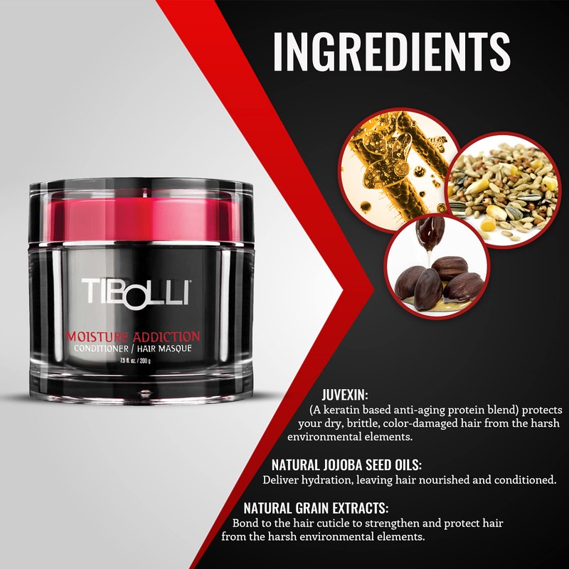 TIBOLLI Moisture Addiction Mask Deep Conditioning Mask (7.5 Fl oz/200