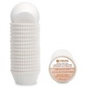 Gifbera Mini White Cupcake Liners 400-Count, Greaseproof Paper Muffin Baking