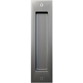 Stone Harbor Hardware Sliding Door Flush Pull, 8 Inches, Satin Stainless Steel